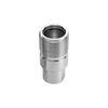 Screw-to-connect coupling with poppet valve male tip QRC-HV-19-M-NF12-B-W66I